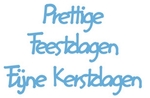 Lr0222 Creatable prettige feestdagen