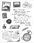 Cs0858 Clear stamp Reizen