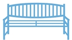 Lr0259 Creatable Garden bench wood
