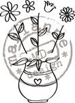 Fg2461 Clearstamp Flowers