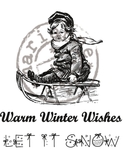 Cs0905 Stempel - Warm Winter Wishes