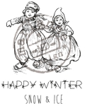 Cs0906 Stempel - Happy Winter