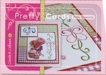 Pk9999 Boekje Pretty cards pink stencils