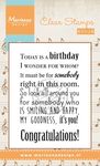 Cs0965 Stempel - Today is a birthday