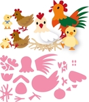 Col1429 Collectable - Chicken family