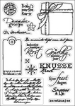 Ec0099 Clear stamp Vintage christmas