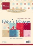 Pb7021 Vintage style Red en blue
