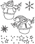 Cs0836 Clear stamp Country Christmas