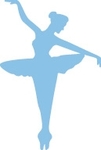 Lr0165 Creatable snijmal - Ballerina 1
