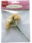 Ju0852 Silk flowers off white