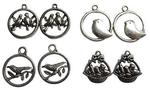 Ju0873 Charms - Birds