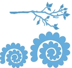 Lr0256 Creatable Branch and flower 1