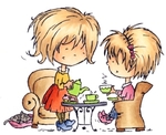 Dds3328 Clear stamp Coffee time