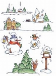 Dds3331 Clear stamp Theme: Winter