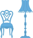 Lr0267 Creatable Chair and lamp