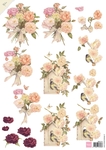 Mb0141 Knipvel Mattie - pink roses
