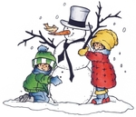 Hm9460 Clear stamp I love snowmen