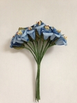Ju0903 Paper flowers blue