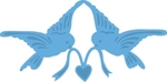 Lr0298 Creatable Tiny's love birds