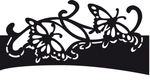 Cr1267 Craftable Folding die Butterfly