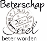 Cs0894 Clear stamp Beterschap - NL