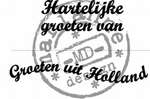 Cs0898 Clear stamp - Groeten uit Holland