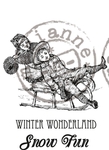 Cs0907 Stempel - Winter Wonderland