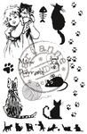 Cs0914 Clear stamp - Sweet Kitty