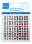 Ju0937 Adhesive gems - light pink & pink