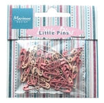 Ju0942 Mini pins - light pink & pink
