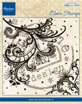 Cs0939 Clear stamp - Anja's swirl