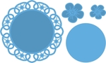 Lr0388 Creatable Flower doily
