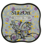 Stempel inkt Stazon midi - Cloudy sky