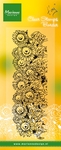 Tc0836 Stempel border - Sunflowers