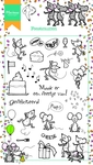 Ht1602 Clear stamp Feestmuizen