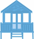 Lr0422 Creatable Tiny's Beach house