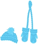 Lr0440 Creatable:Knitted hat and mittens