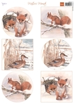 Mb0162 Mattie's winter animals - Foxes