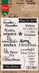 Cs0980 Clear stamp Christmas sentiments