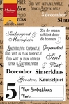 Cs0982 Clear stamp Vijf december