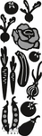 Cr1393 Punch die: Vegetable garden
