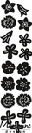 Cr1394 Punch die: Flower garden