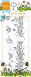 Ht1613 Clearstamp border Flower meadow