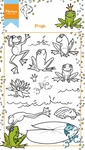 Ht1617 Clear stamp - Hetty's frogs