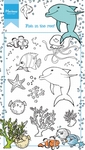 Ht1618 Stempel - Fish in the reef