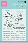 Kj1718 Clearstamp Giftwrapping Gift love