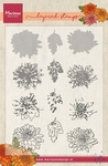 Tc0858 Clear stamp Tiny's chrysant