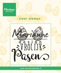 Cs1001 Clearstamp Vrolijk Pasen