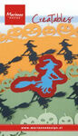 Lr0561 Creatable - Witch on broomstick