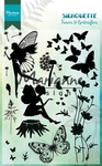 Cs1016 Clearstamp Silhouette Fairies